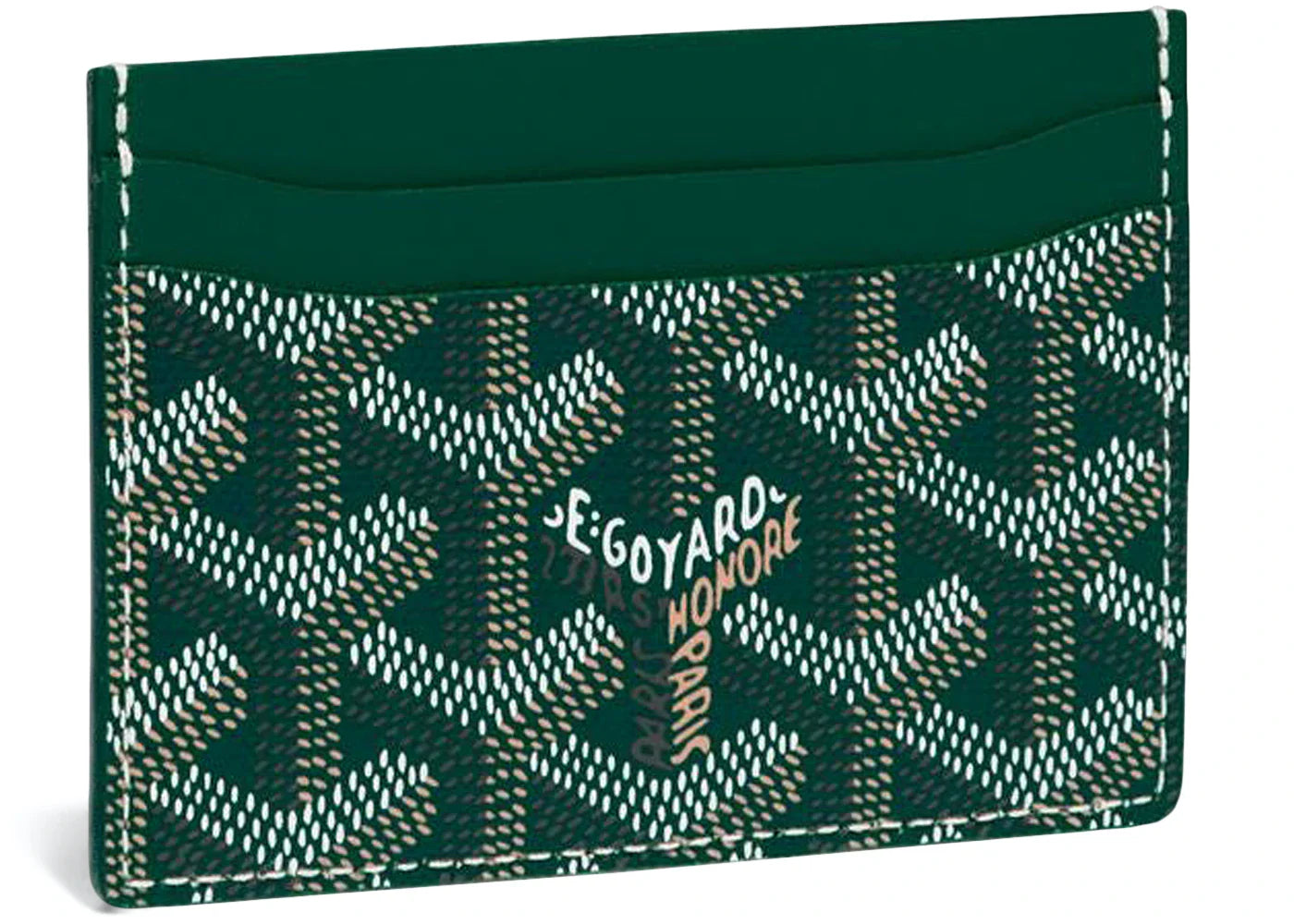 Goyard Saint Sulpice Green in Canvas/Calfskin