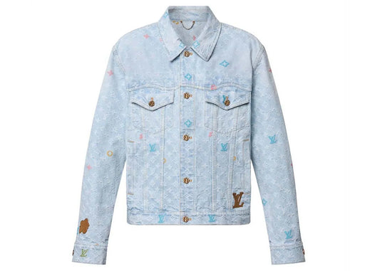 Louis Vuitton by Tyler, the Creator Monogram Denim Jacket Washed Indigo
