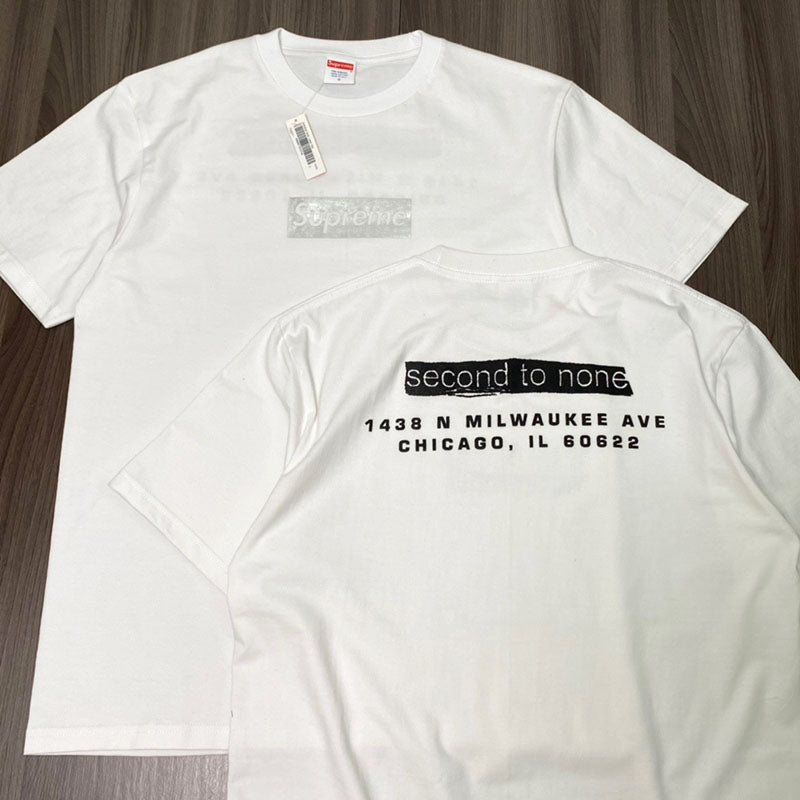 Supreme Chicago Box Logo Tee White