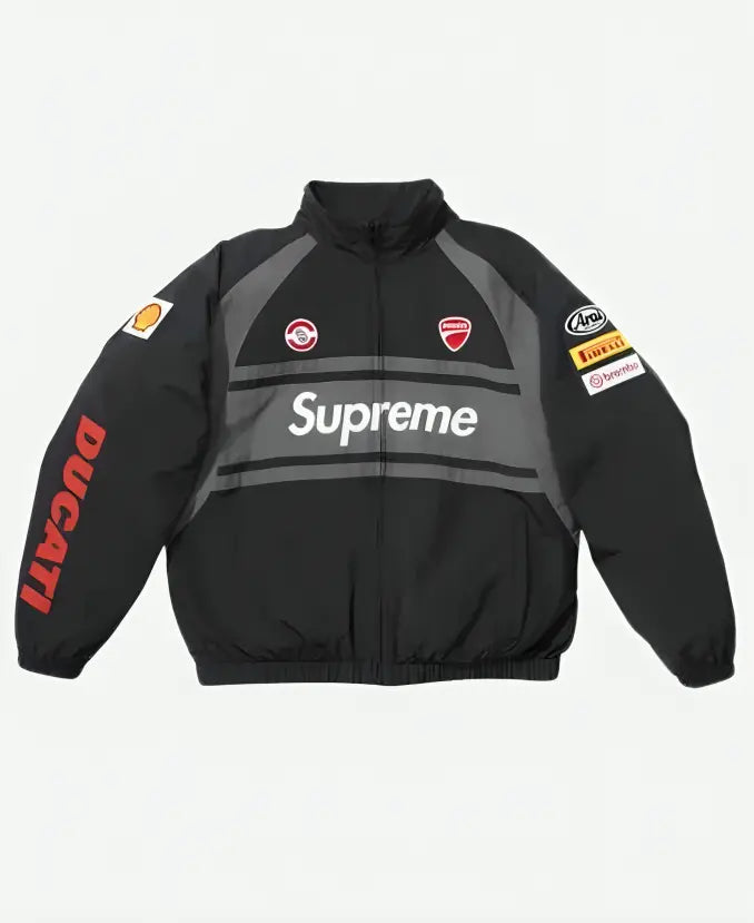 Supreme Ducati Track Jacket Black