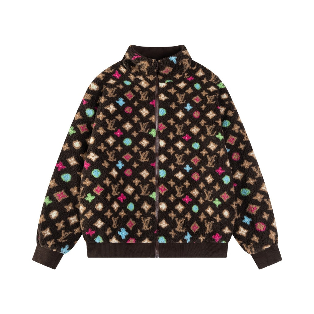 Louis Vuitton by Tyler, the Creator Monogram Fleece Blouson Brown