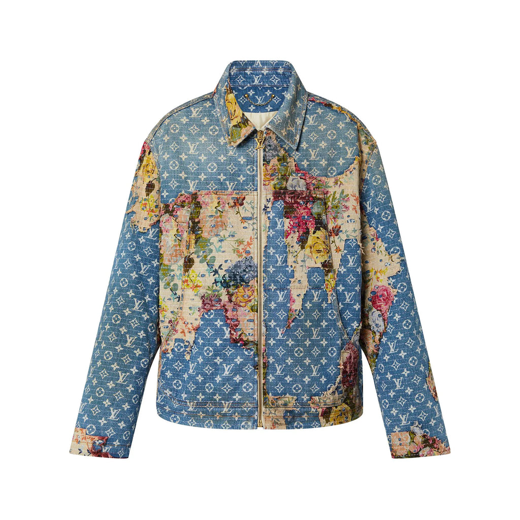 Louis Vuitton Destroyed Workwear Denim Jacket