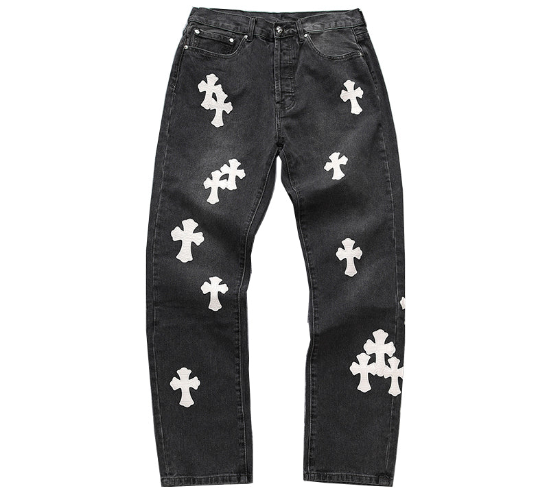 Chrome Hearts Cross Pants Black