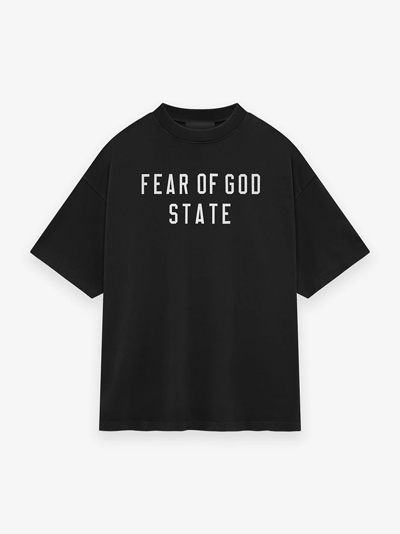 Fear of God Essentials Heavy Crewneck T Shirt Black