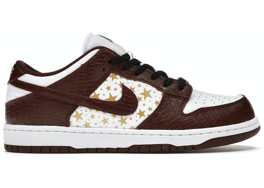 Nike SB Dunk Low Supreme Stars Barkroot Brown