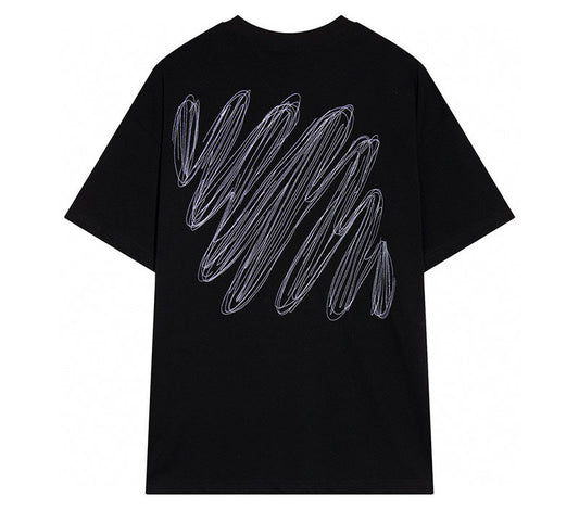 OFF-WHITE Diag Temperature T-Shirt Black