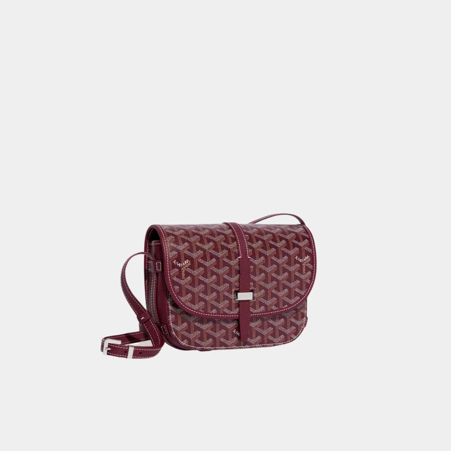 Goyard Belvedere PM Bag Burgundy