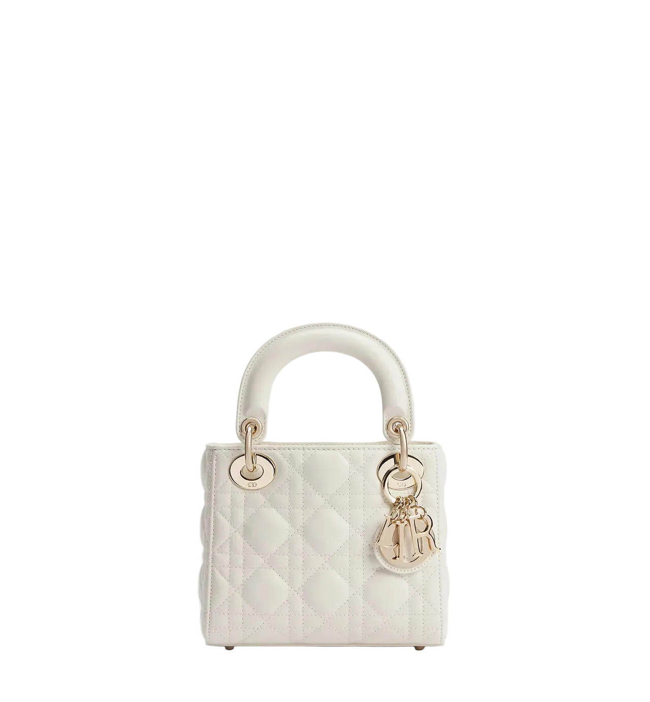 Dior Mini Lady Dior Bag White