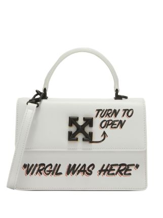 OFF-WHITE "CASH INSIDE" 1.4 Tote Jitney Bag White