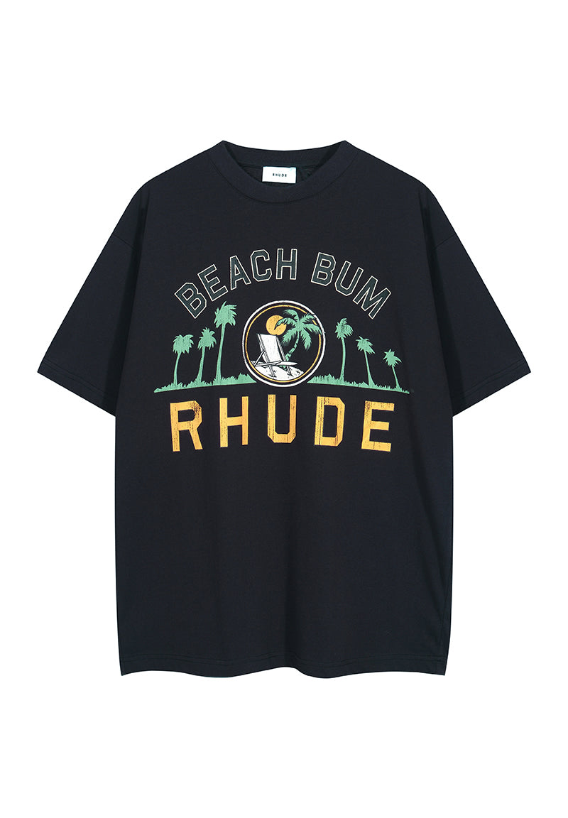 RHUDE Beach Bum T-Shirt Black