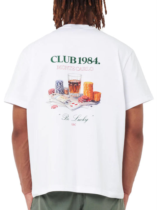 Club 1984 Casino T-Shirt - White