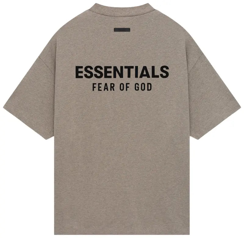Fear of God Essentials Jersey Crewneck T Shirt 'Heather Grey'