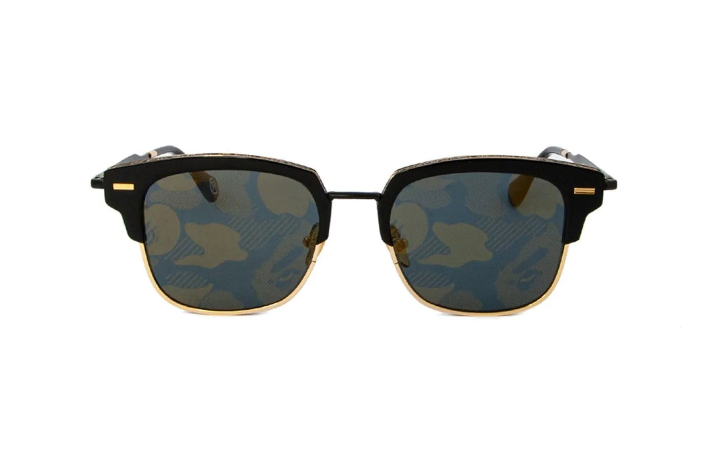 BAPE 8 Sunglasses Black/Gold