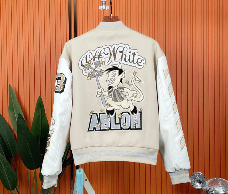 OFF-WHITE AC Milan Varsity Jacket