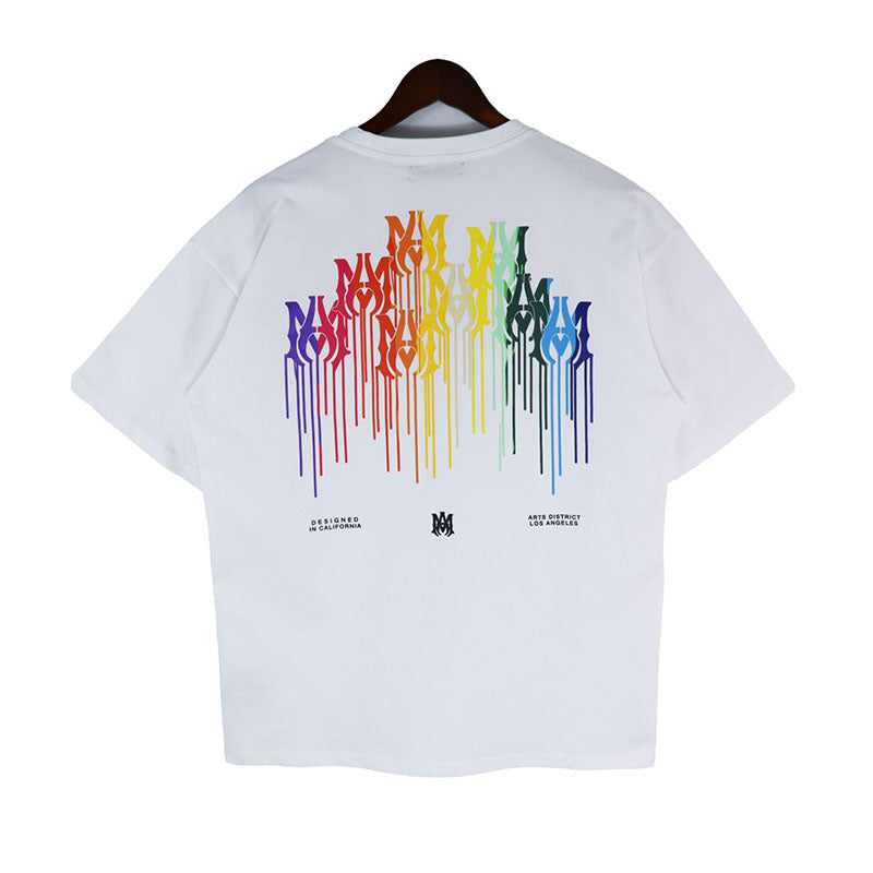 Amiri M.A. Drip Collage Tee White T-Shirt