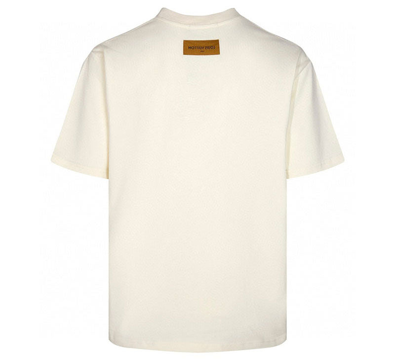 Louis Vuitton Logo Lovers T Shirt White