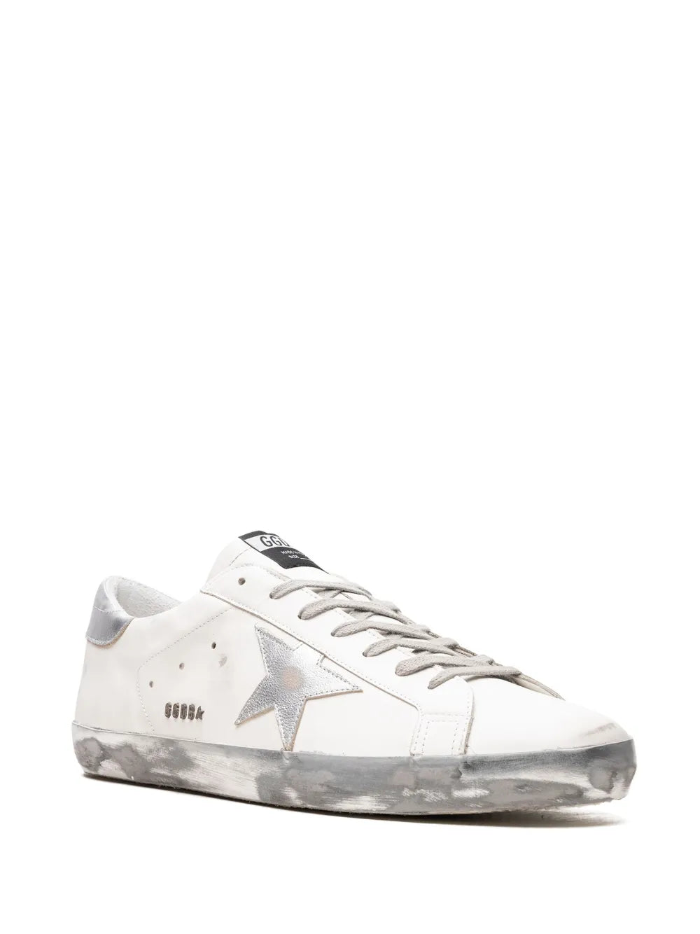 Golden Goose Super-Star White Silver