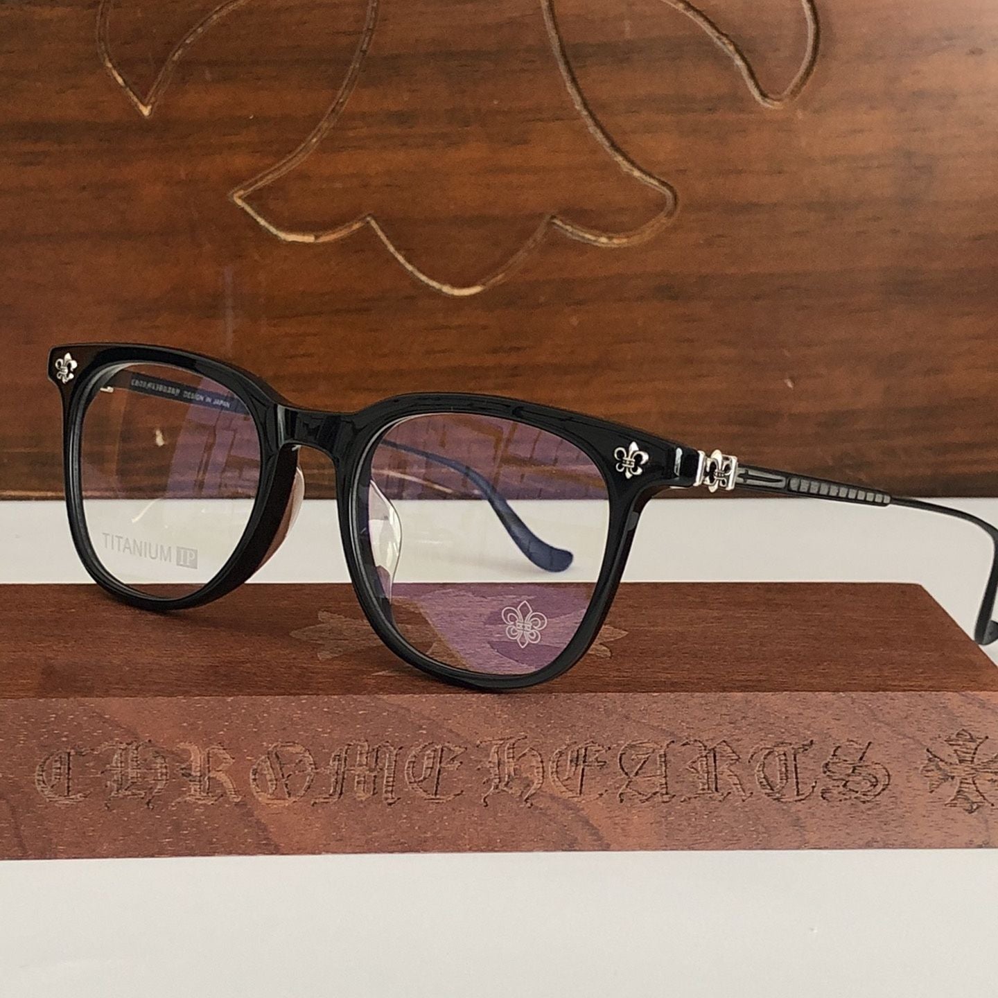 Chrome Hearts Glasses Black CH8221