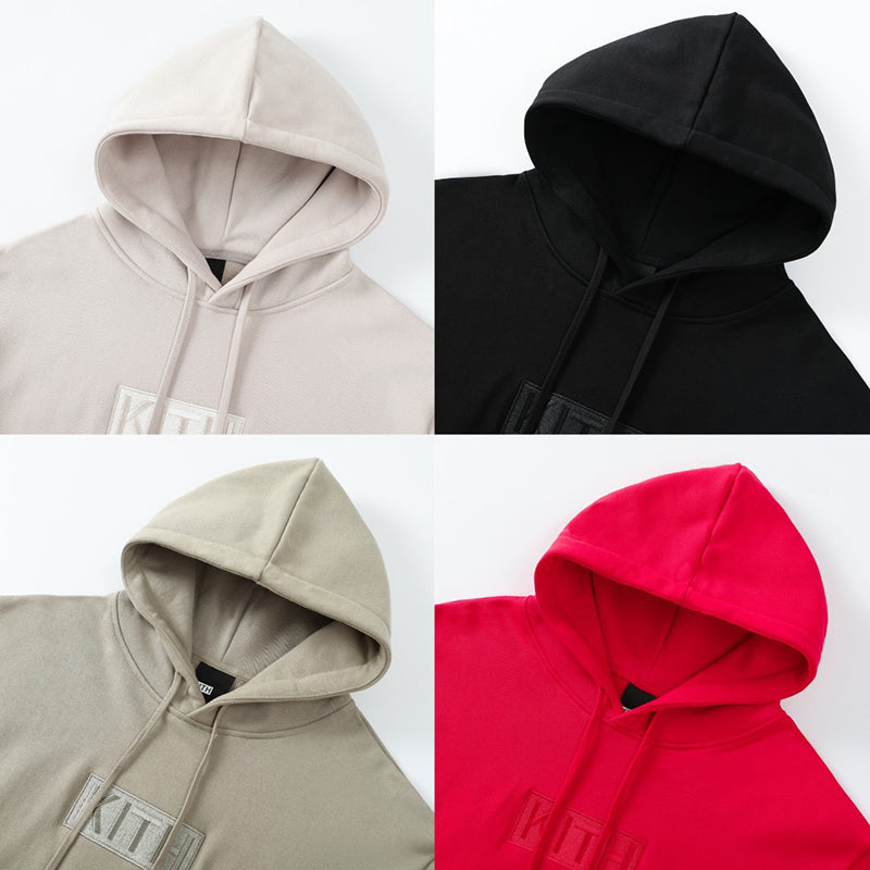 Kith Stitch Classic Logo Nelson Hoodie Bone