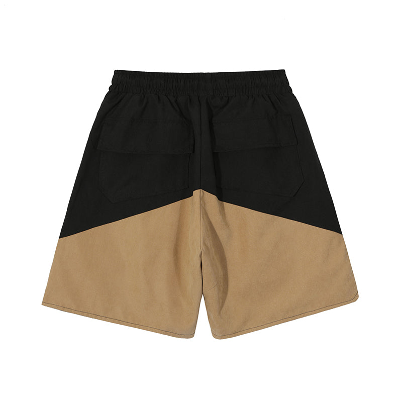 Rhude Cupro Yachting Shorts Black/Brown