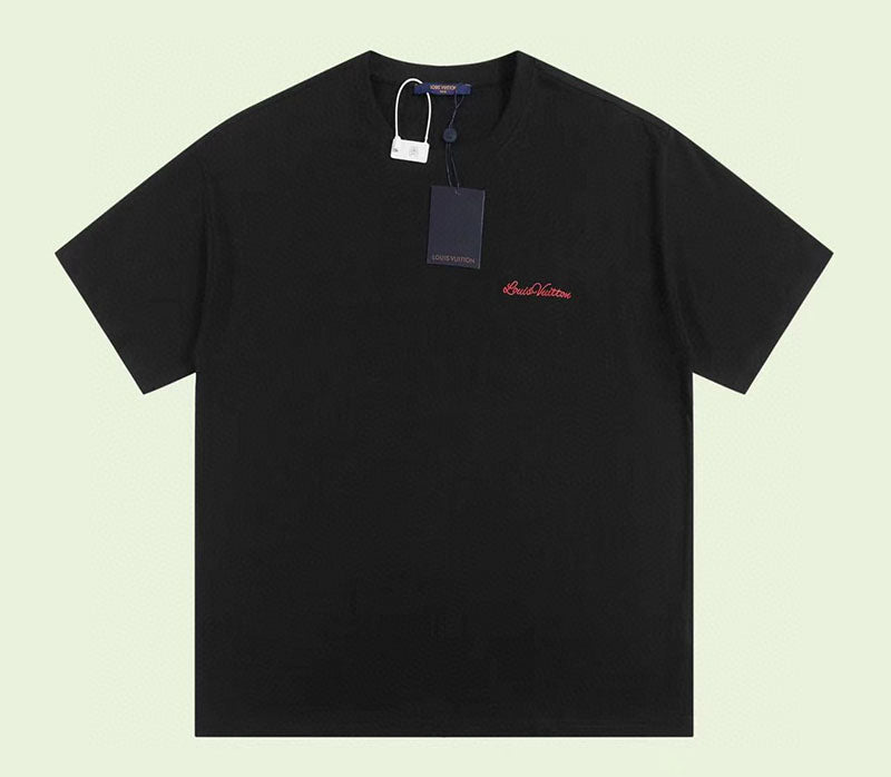 Louis Vuitton LV Logo Kisses T-Shirt Black