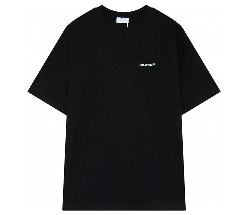 OFF-WHITE Diagonal Tab T-shirt Black