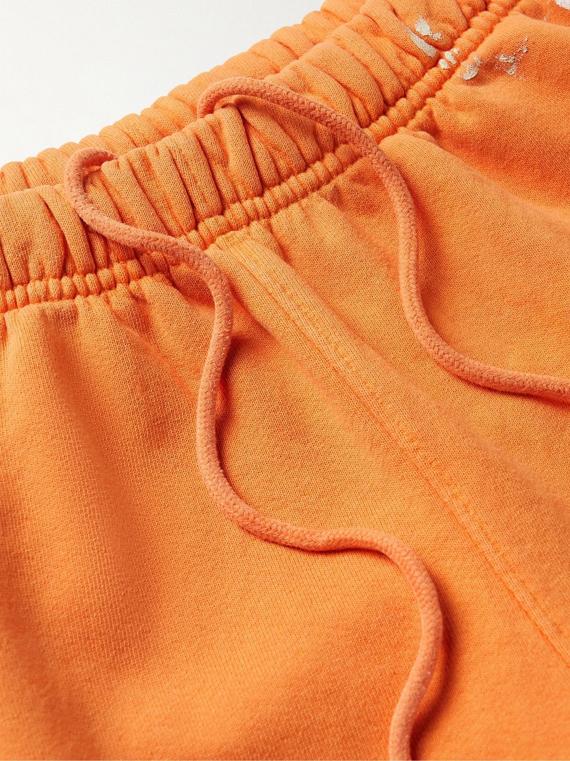 Gallery Dept. Flared Paint-Splattered Sweatpants - Orange