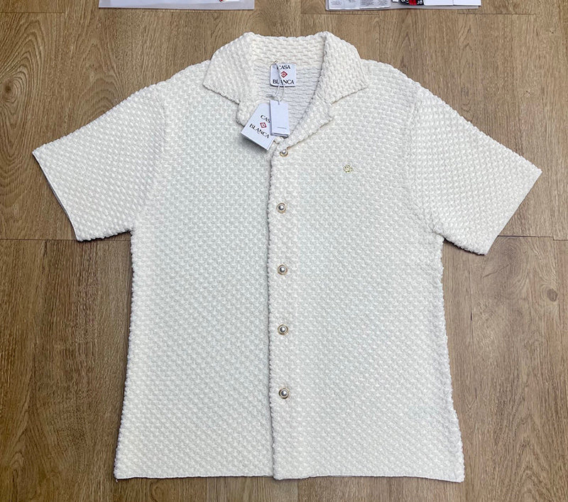 CASABLANCA Textured knitted shirt
