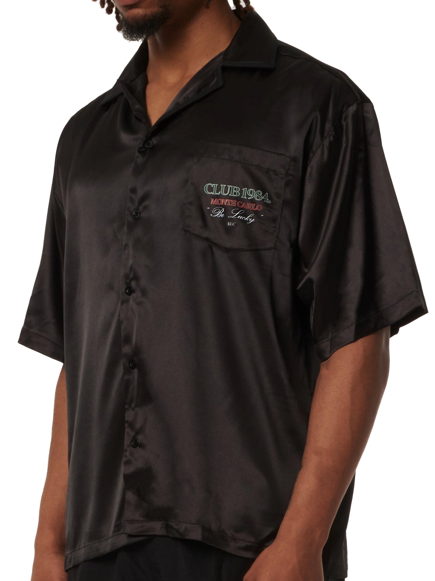 Club 1984 Casino Shirt - Black