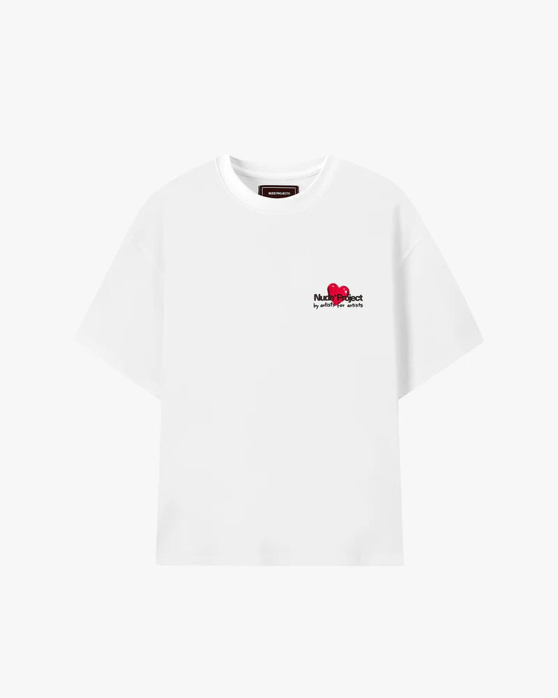 Nude Project Juicy Cherry Tee White