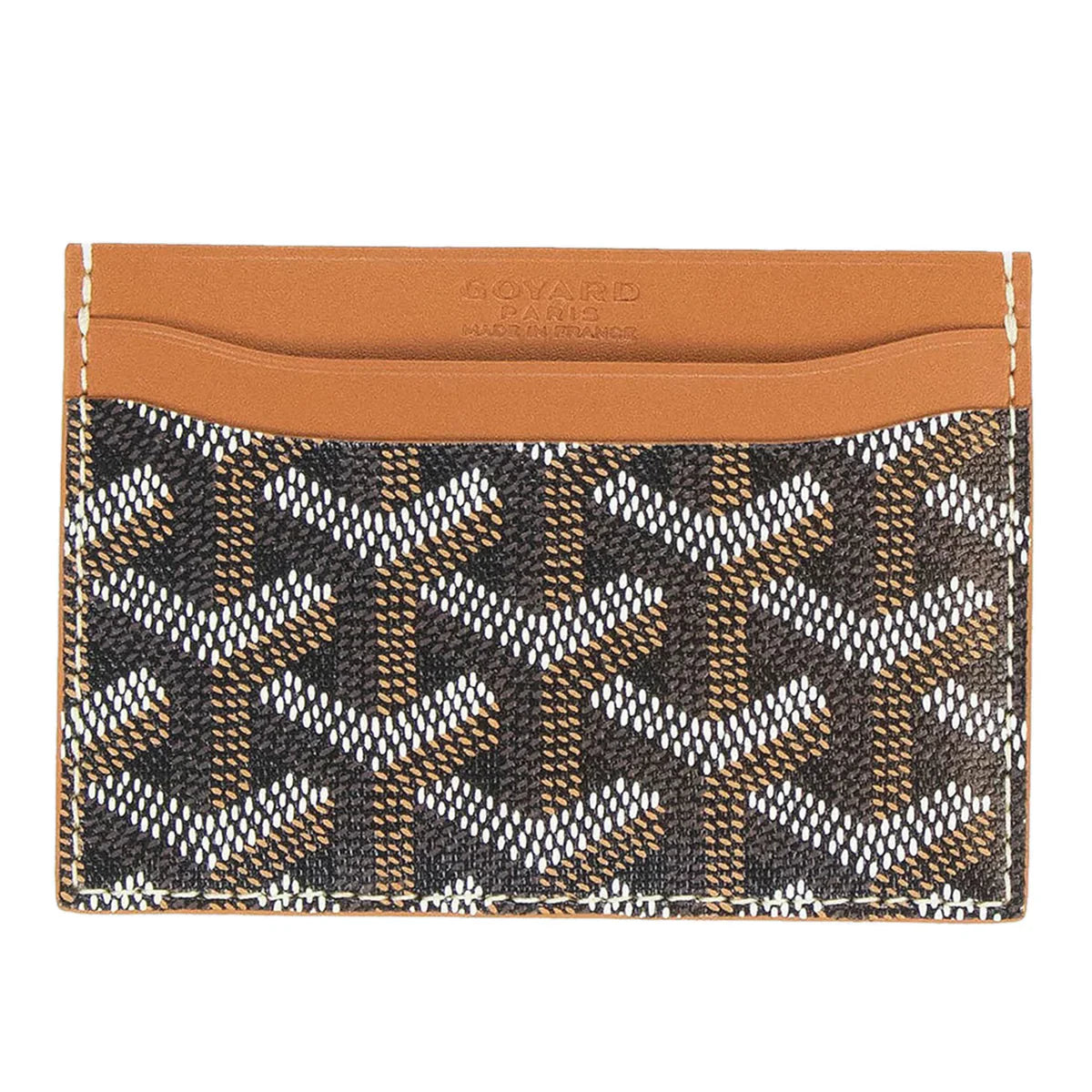 Goyard Saint Sulpice Canvas/Calfskin Black/Tan