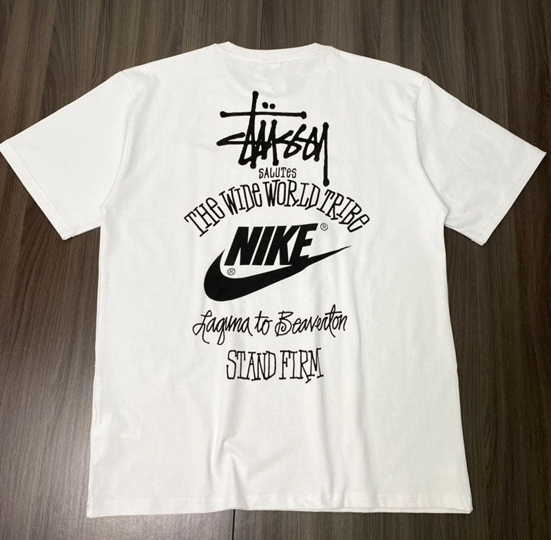 Nike x Stussy The Wide World Tribe T-Shirt White