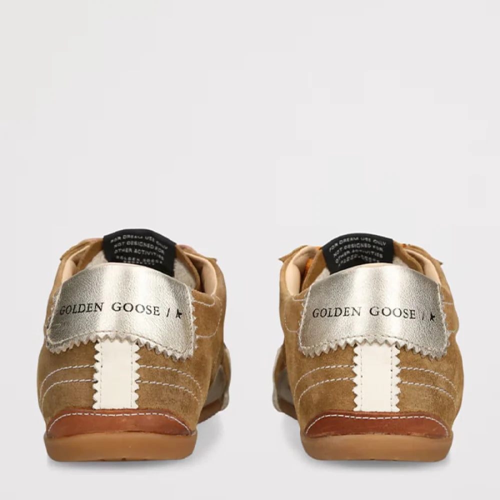 Golden Goose True Star Velvet Brown Orange