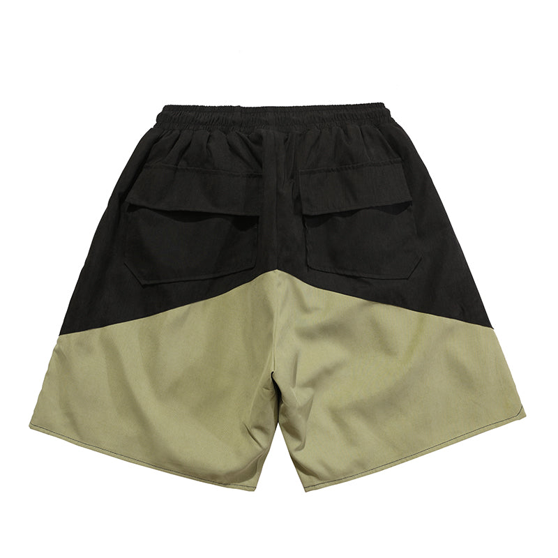 Rhude Cupro Yachting Shorts Black/Khaki