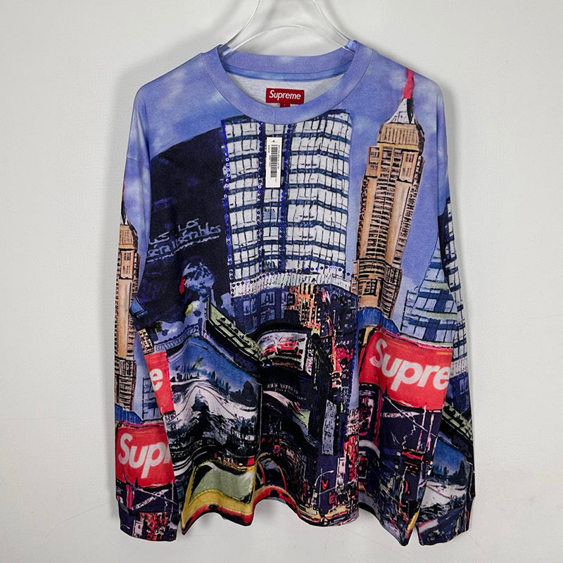 Supreme Skyline Sequin L/S Top Day