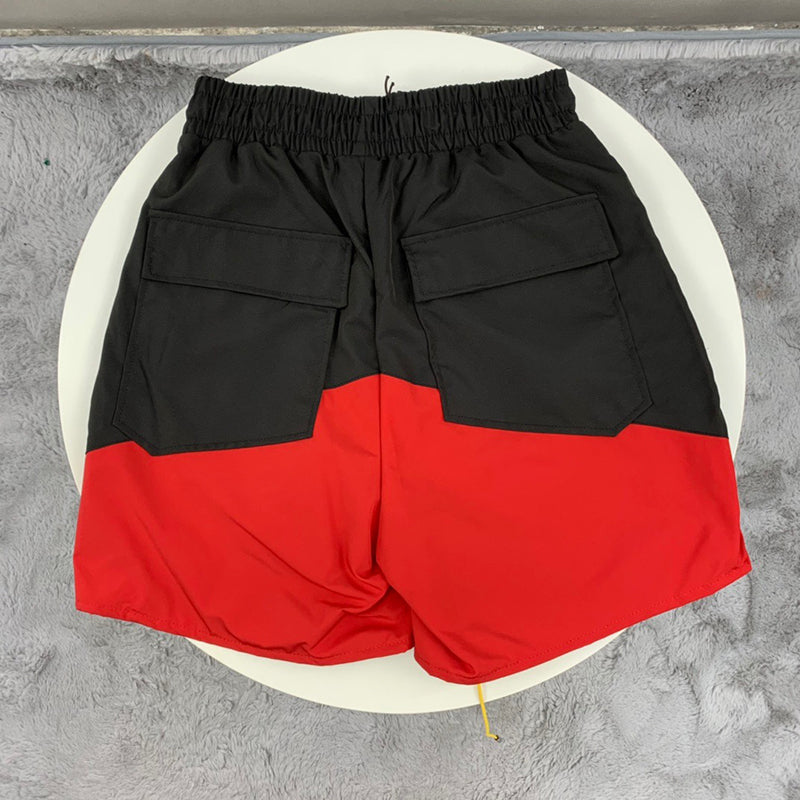 Rhude Cupro Yachting Shorts Black/Red