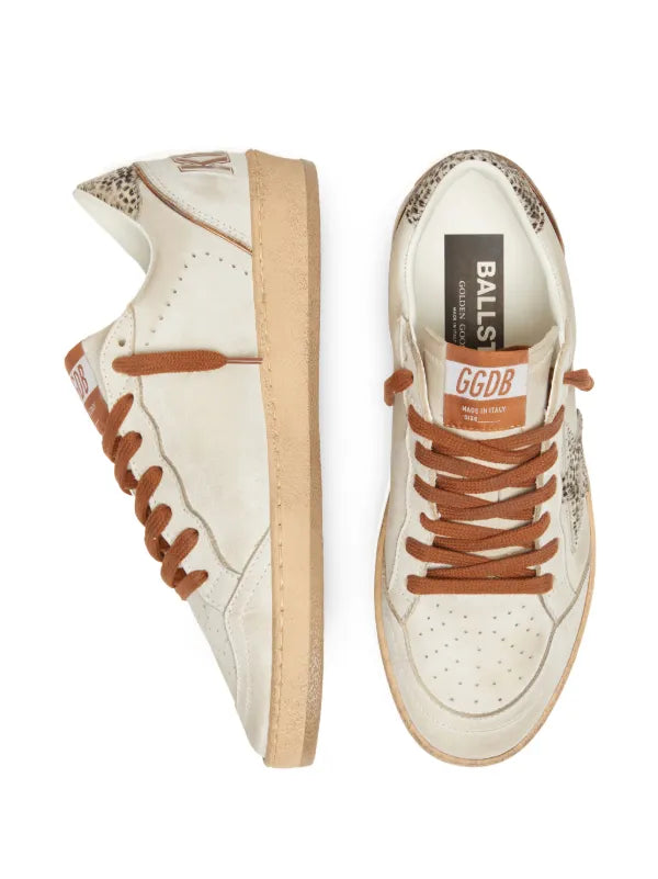 Golden Goose Ball Star Leather Upper Toe And Spur With Piping horsy-star
