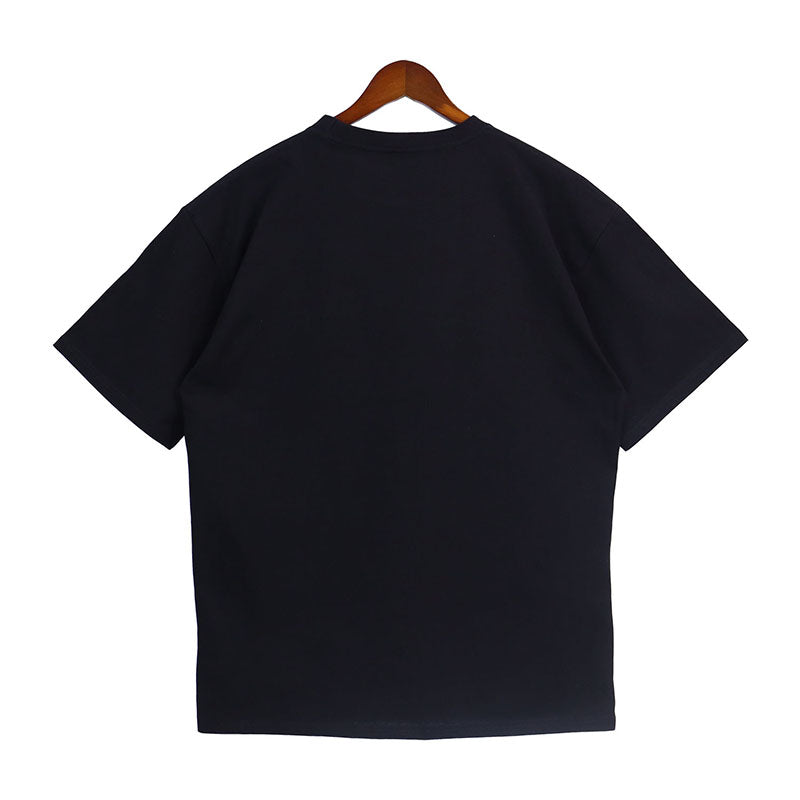 AMIRI Logo-Flocked Cotton-Jersey Black T-Shirt