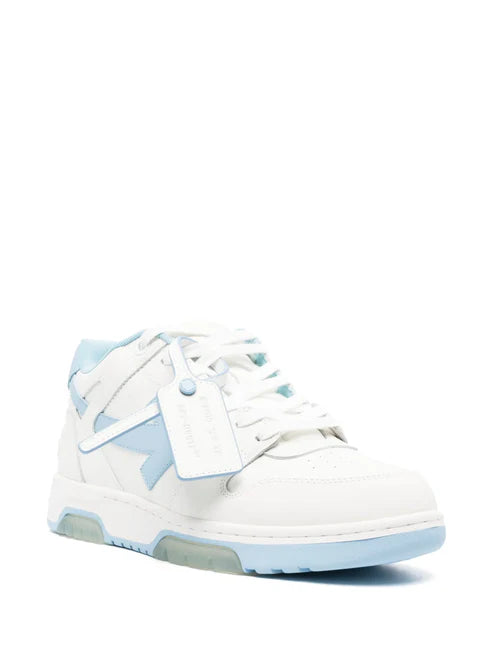 OFF-WHITE Out Of Office Low Tops White Light Blue