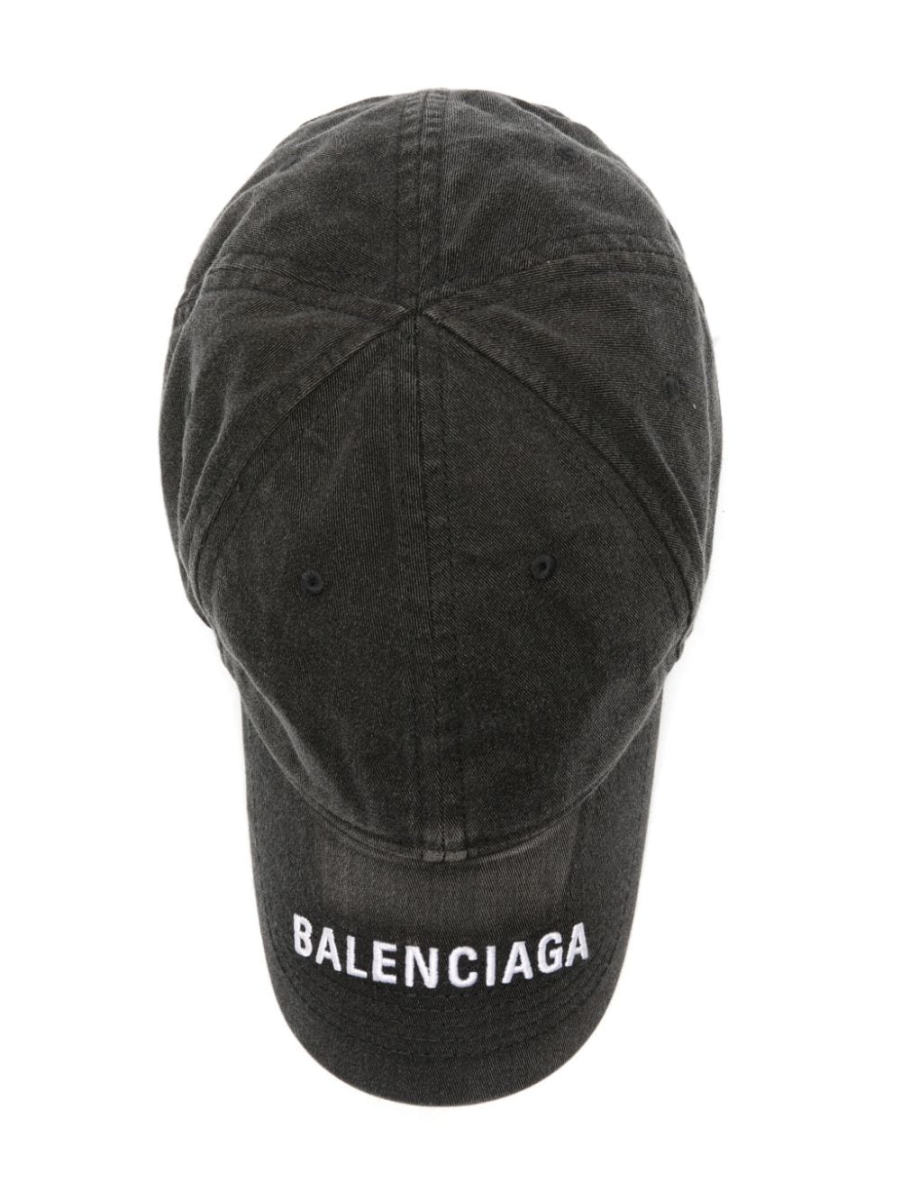 Balenciaga Hat Mezclilla Con Logo Bordado