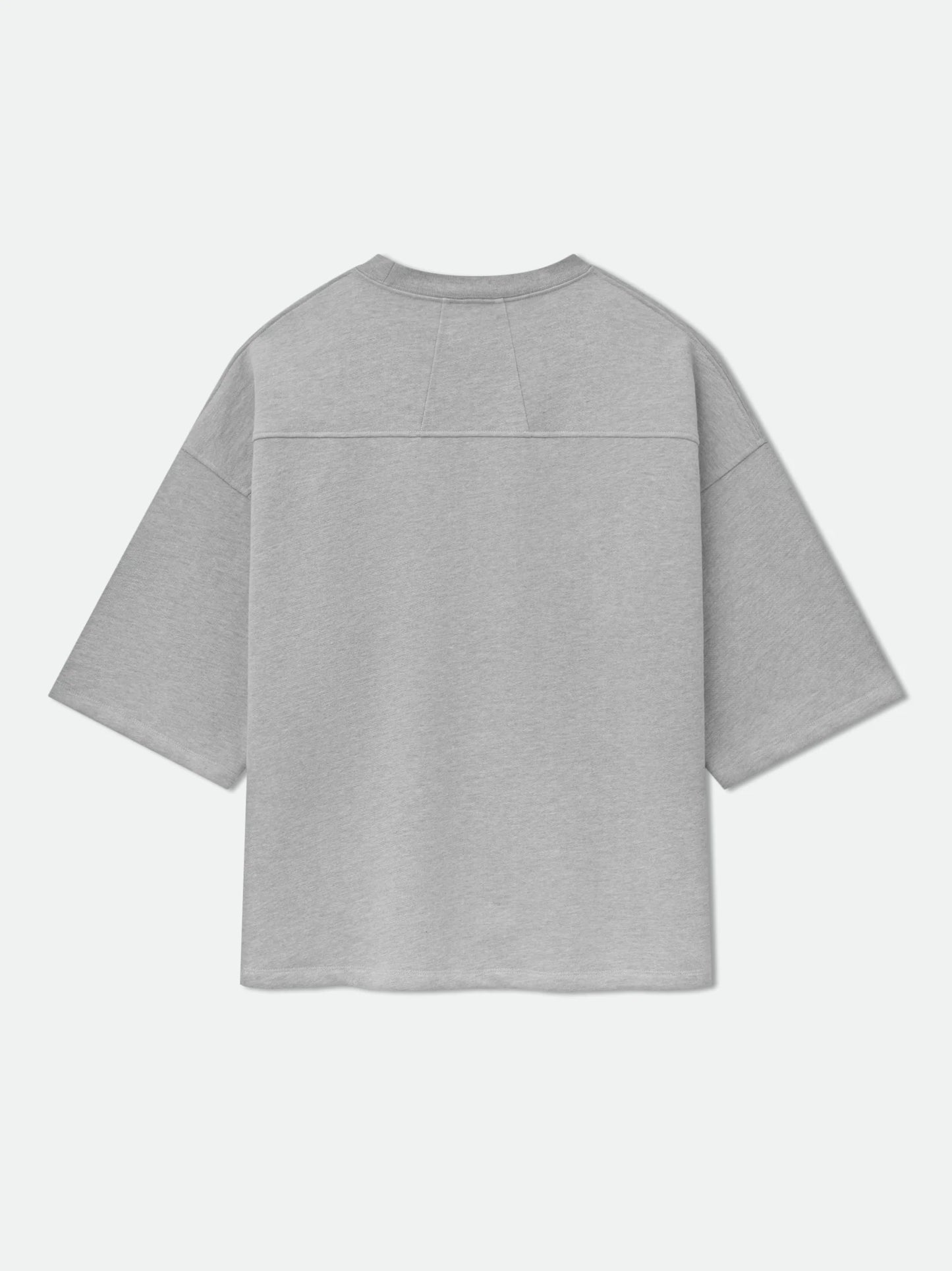Rhude Cote D'Azur Mid-Sleeve Boxy T-Shirt Grey