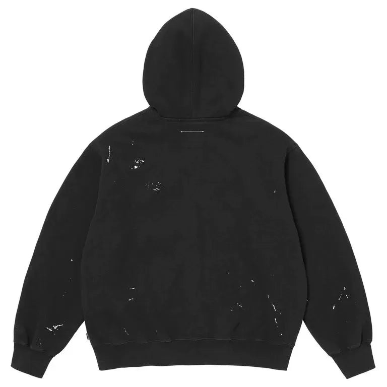 Supreme x MM6 Maison Margiela Box Logo Zip Up Hooded Sweatshirt 'Black'