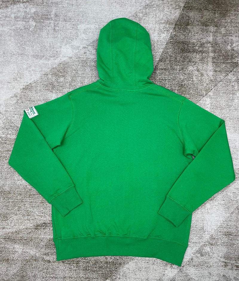 Casablanca Embroidered CC Patch Hoodie Green