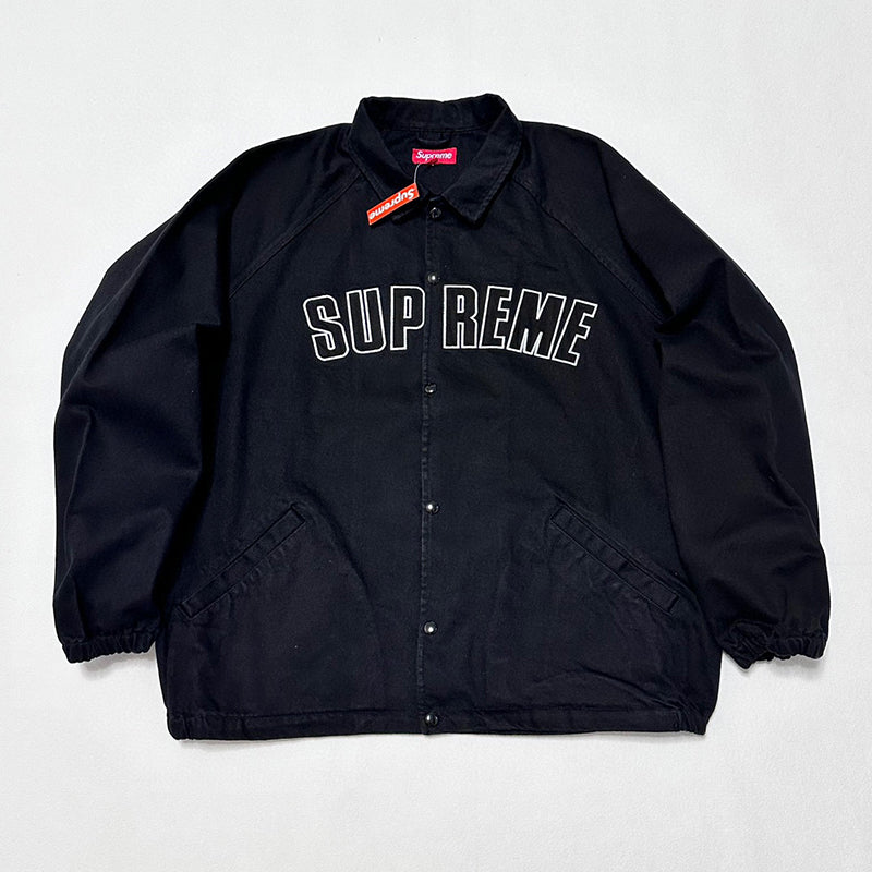 Supreme Arc Denim Coaches Jacket Black