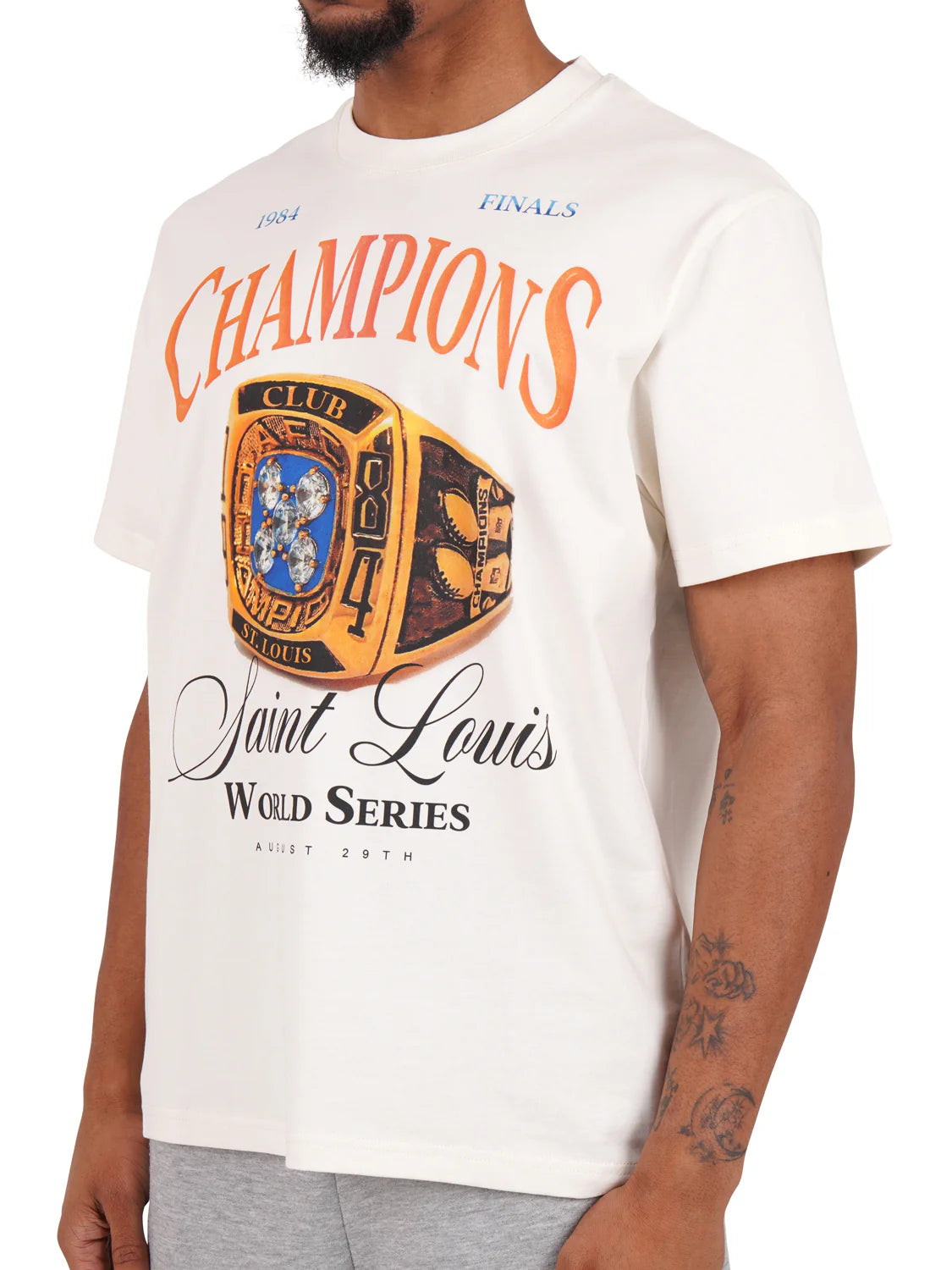 Club 1984 World Series Champions T-shirt - Off White