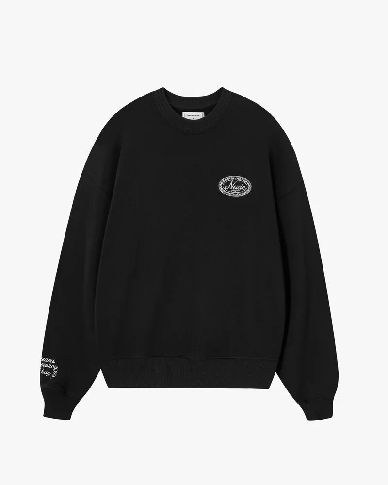 Nude Project DÉCLARATION Crewneck Black