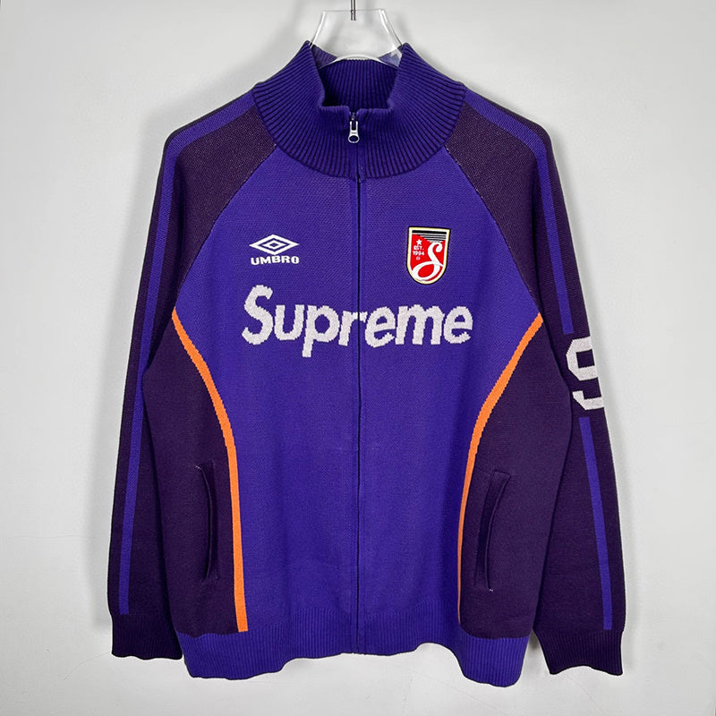 Supreme Umbro Zip Up Sweater Purple