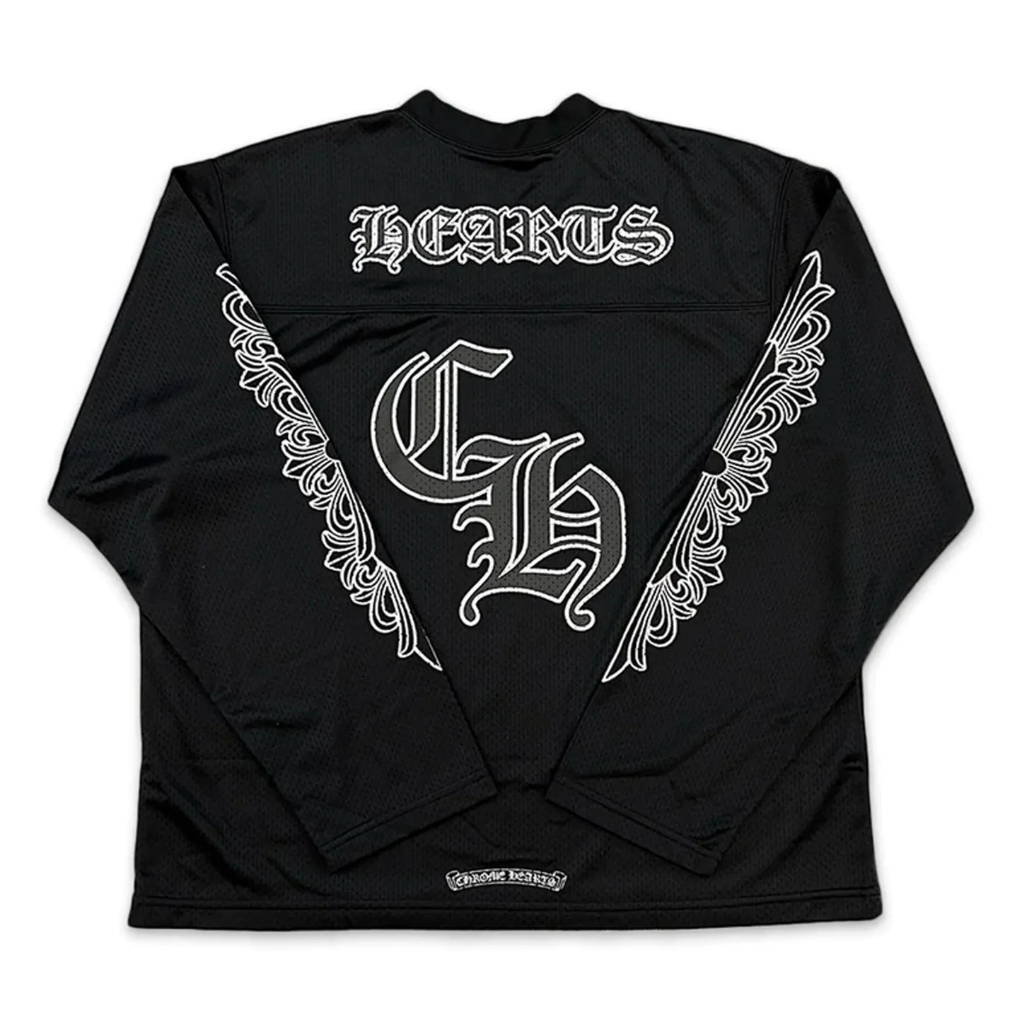 Chrome Hearts Sports Mesh Warm Up Jersey Black