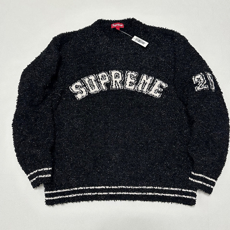 Supreme Textured Arc Sweater Black