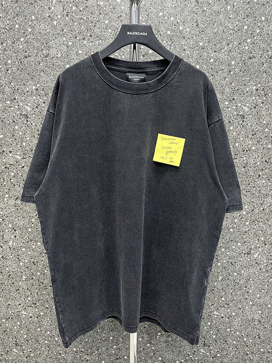 Balenciaga Oversized Post It T-Shirt Black